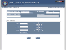 Tablet Screenshot of deeds.hallcountyne.gov