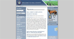 Desktop Screenshot of hallcountyne.gov